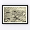 Vintage Map of Winchester, Massachusetts 1898