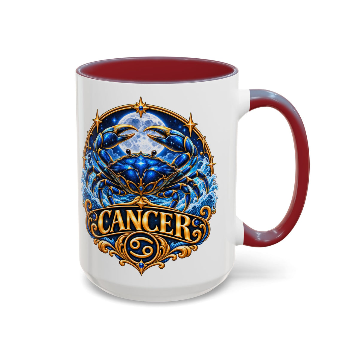 Cancer Zodiac Coffee Mug — Astrology Crab Horoscope Gift (11/15 oz)