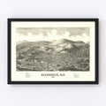 Vintage Map of Ellenville, New York 1887