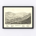 Vintage Map of Hunter, New York 1890