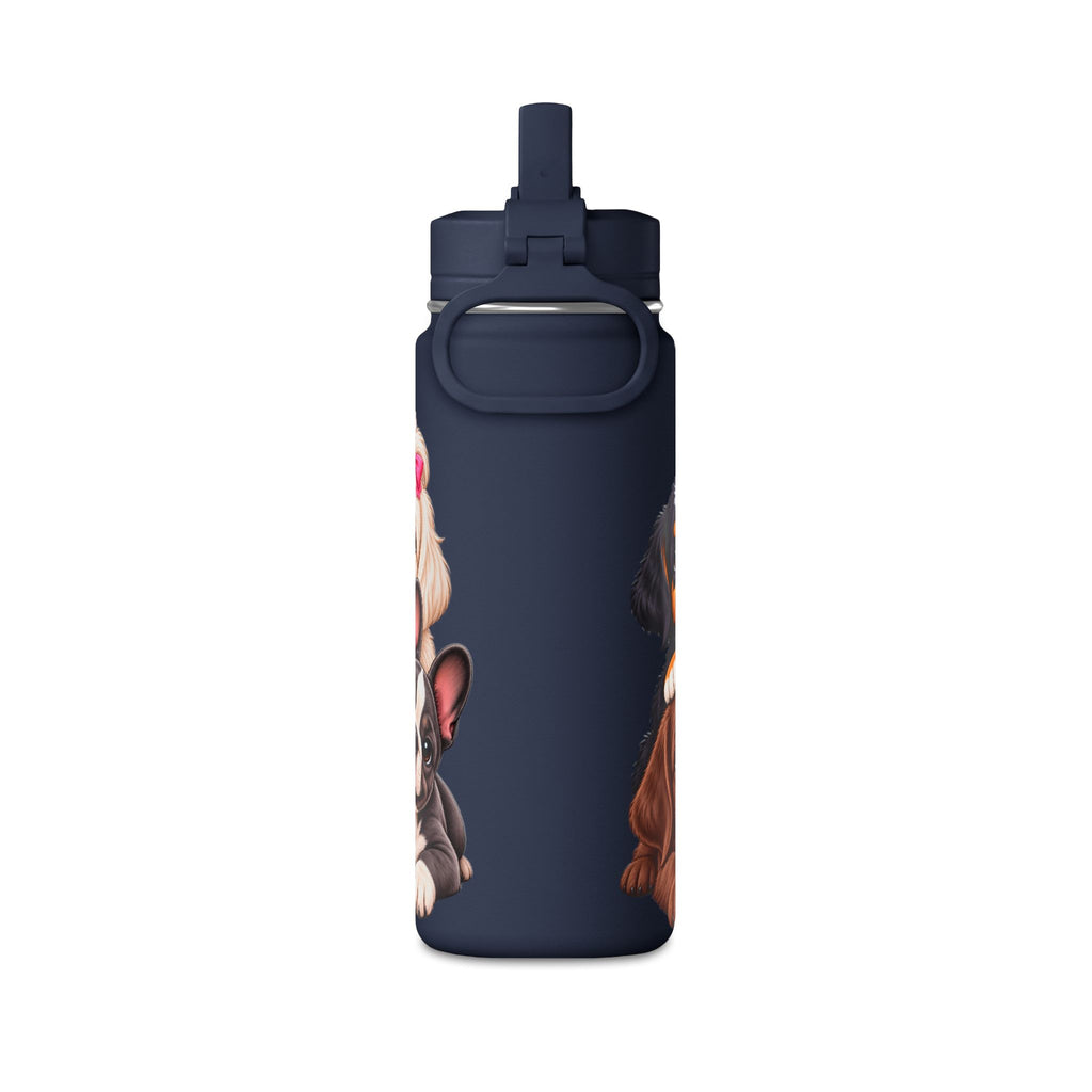 Dog Lover Water Bottle – 20oz Puppy Pack Design