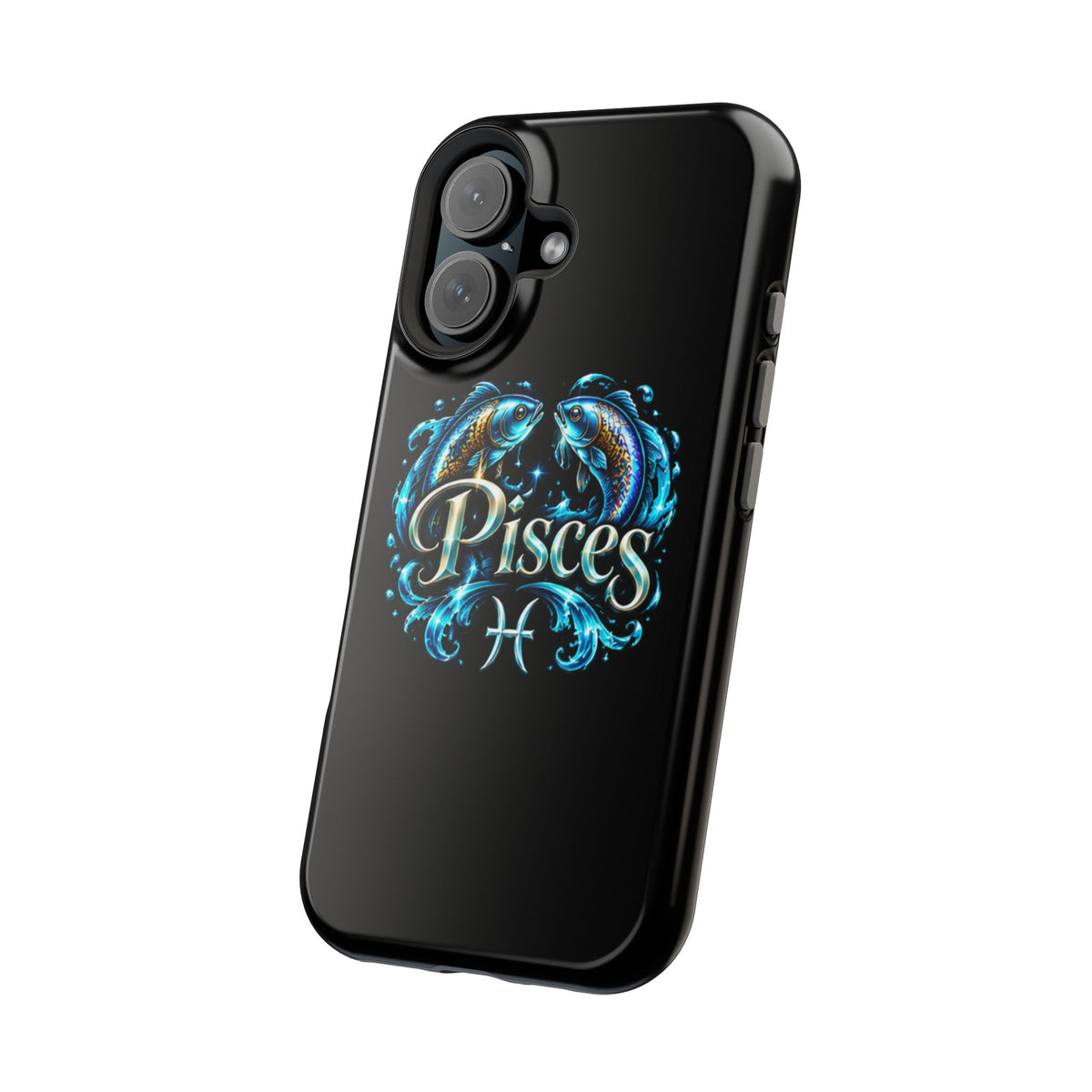 Pisces Magnetic Impact-Resistant Phone Case — Zodiac Fish Astrology Design