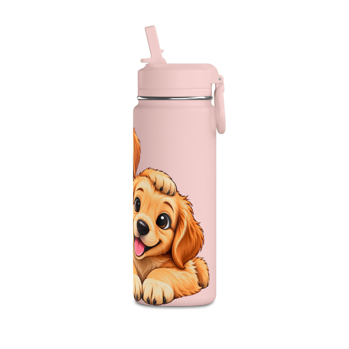 Golden Retriever Puppies Mini Water Bottle
