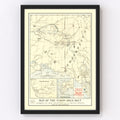Vintage Yukon Gold Belt Map 1897