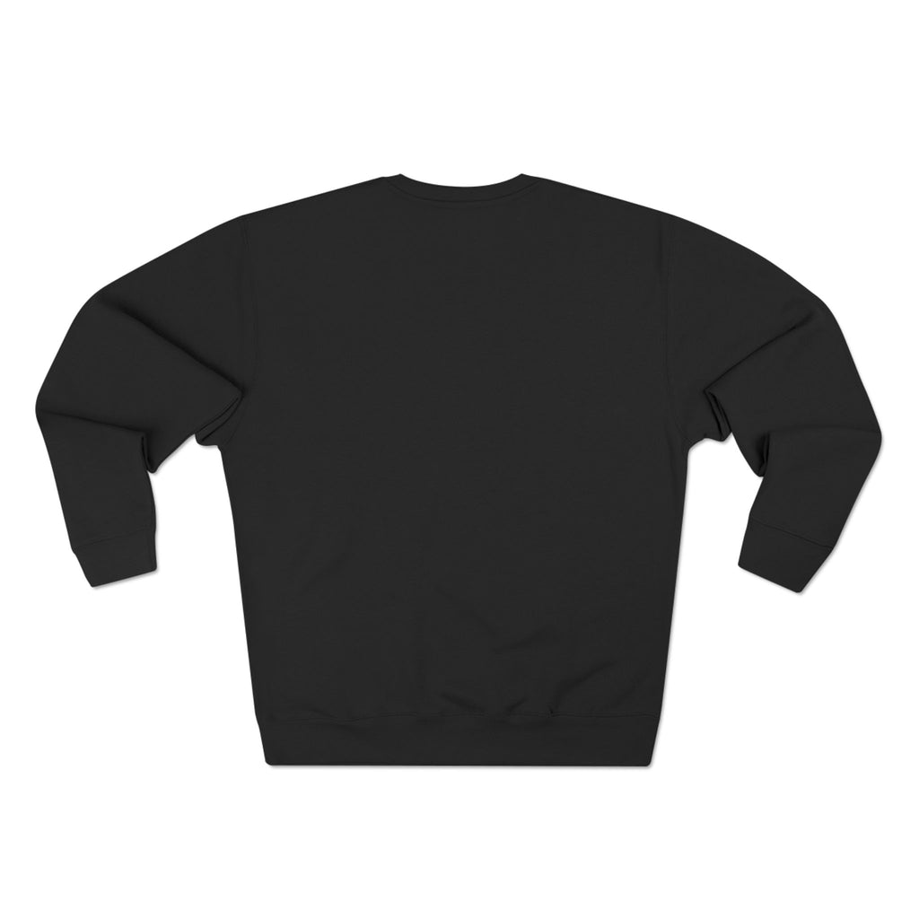 Inspirational Graphic Crewneck Sweatshirt — "Whatever You Decide to Do, Make Sure It Makes You Happy"