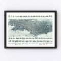 Vintage Map of Lynn, Massachusetts 1916