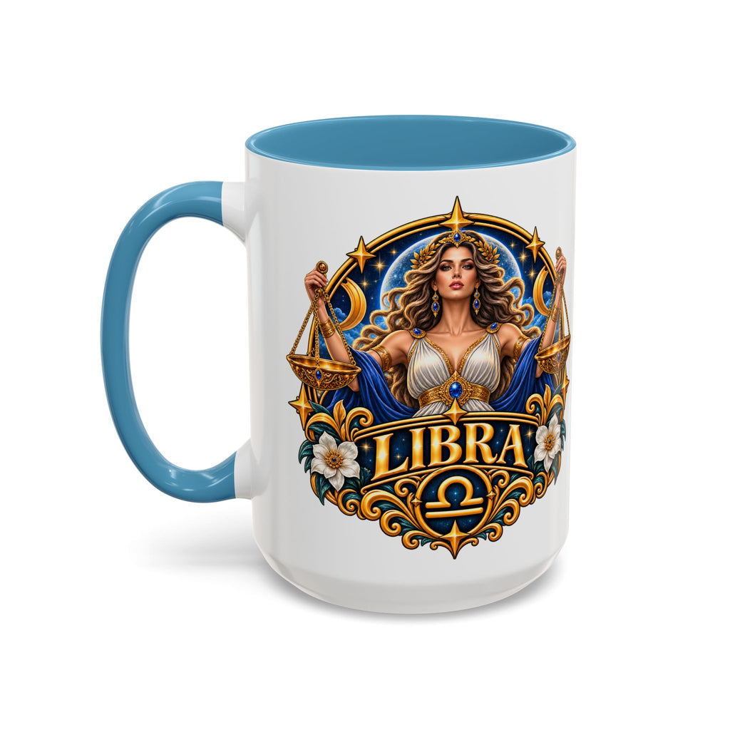 Libra Zodiac Coffee Mug – Elegant Horoscope Astrology Gift (11/15oz)