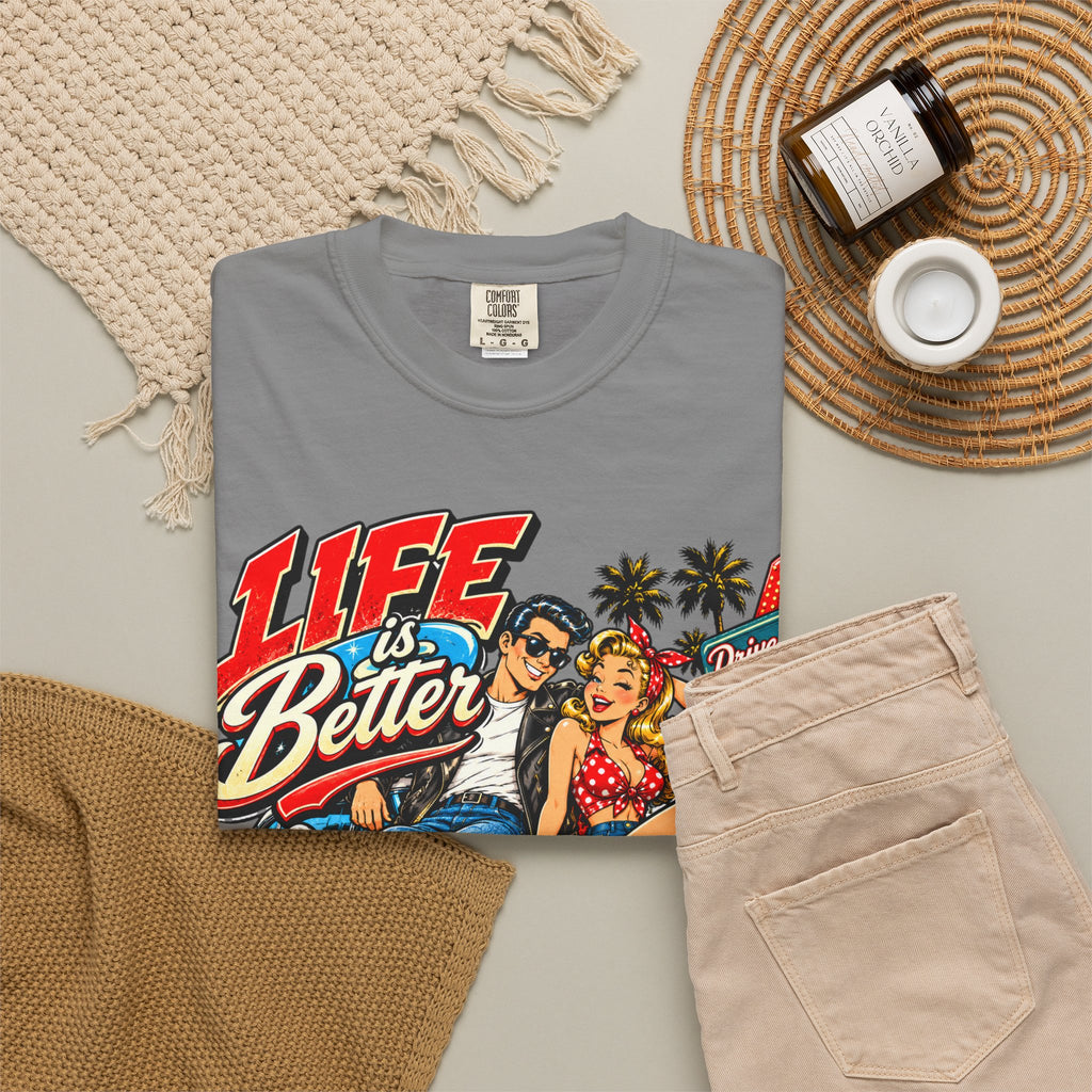 Life Is Better Drive-In Vintage T-Shirt