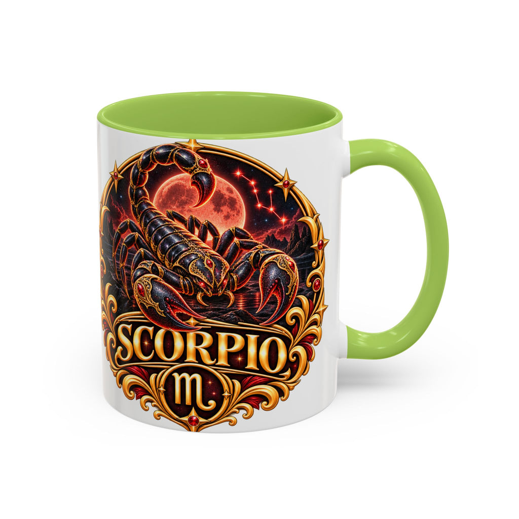 Scorpio Zodiac Coffee Mug — Bold Scorpion Astrology Design (11/15oz)