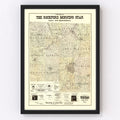Vintage Map of Winnebago County, Illinois 1902