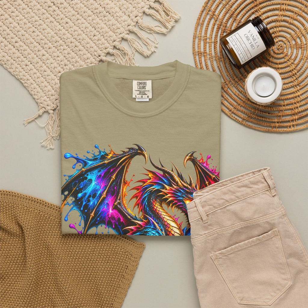 Vibrant Watercolor Dragon T-Shirt