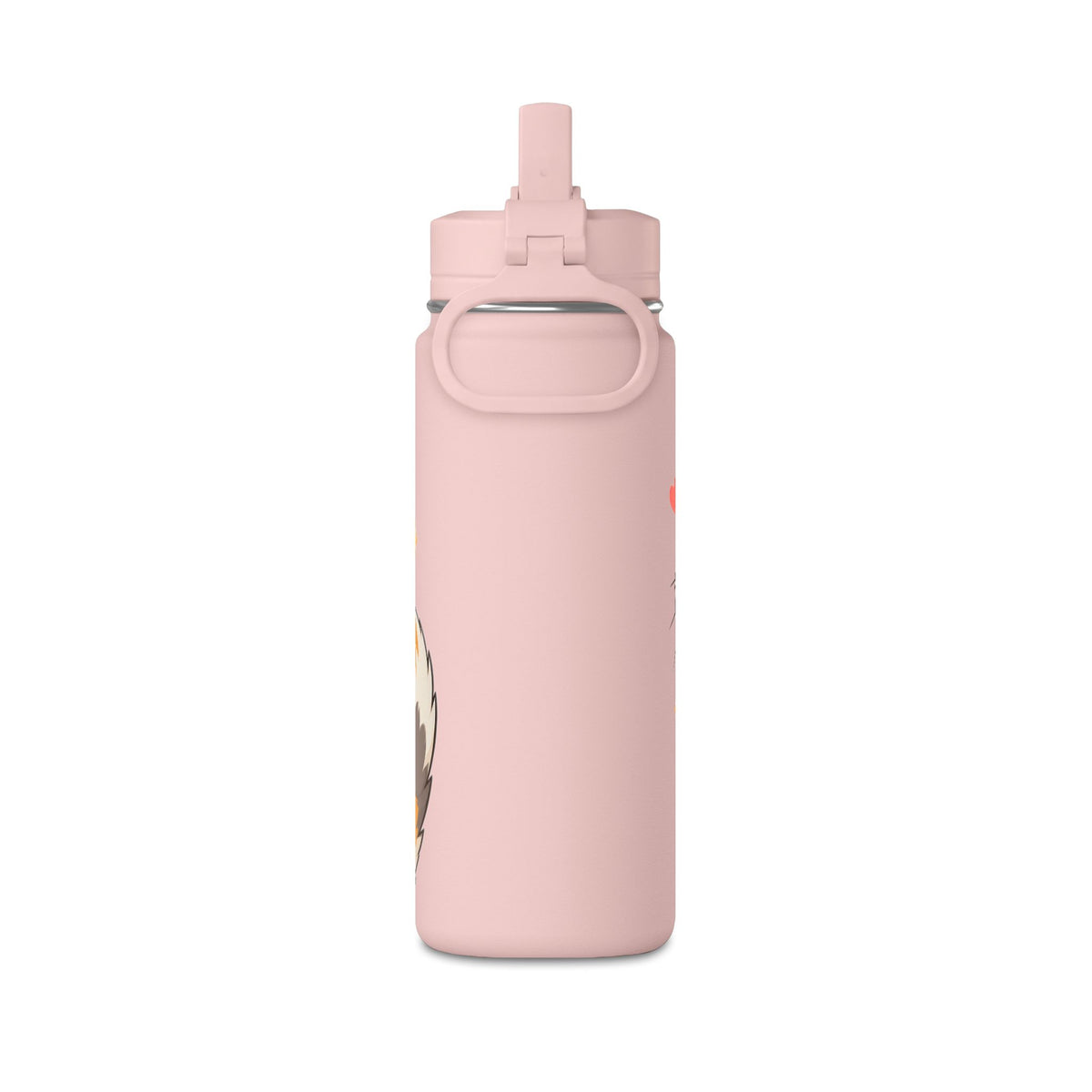 Cute Calico Cat Water Bottle, 20oz