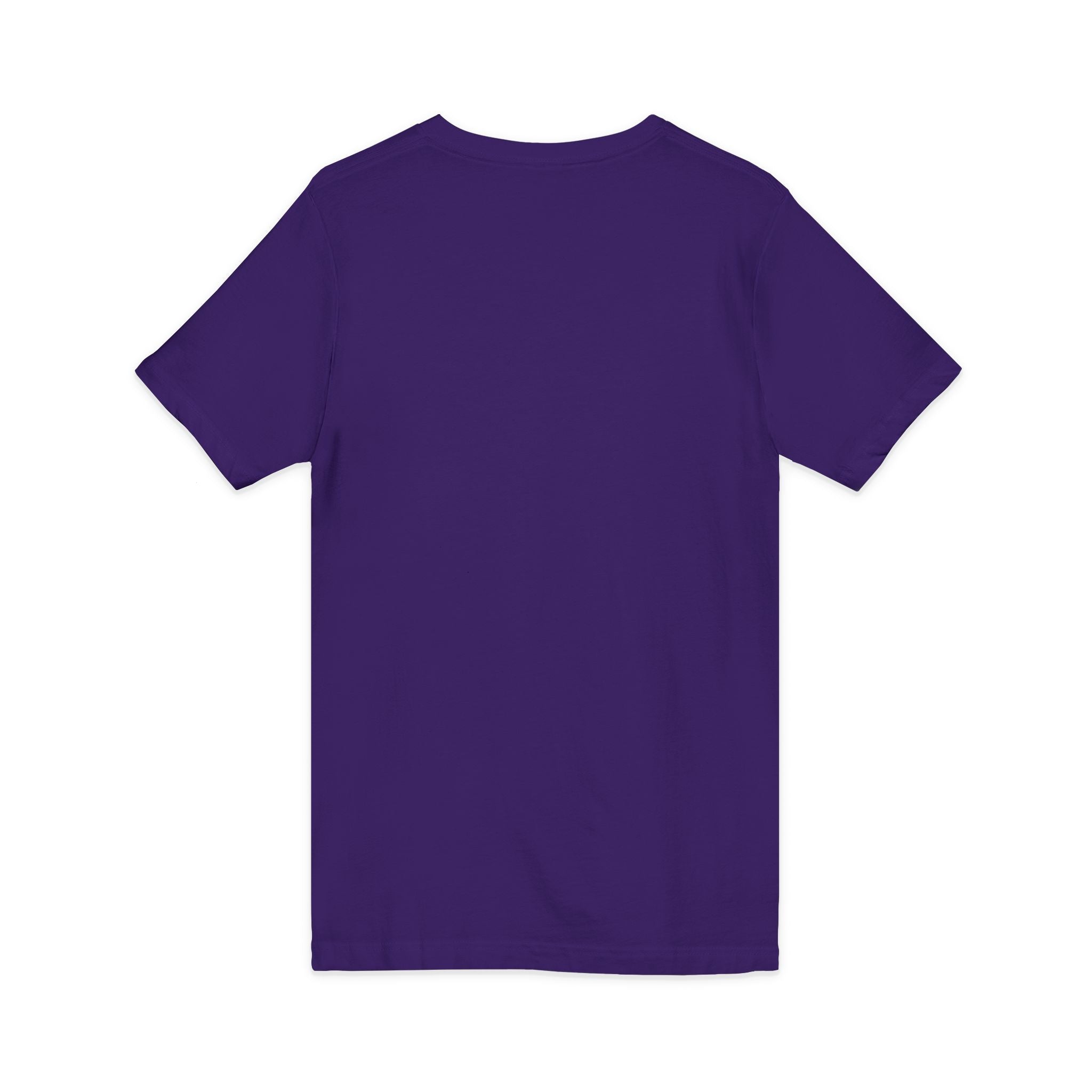 V-Neck Tee — Colorful Brushstroke Quote "To Avoid Criticism Say Nothing, Do Nothing, Be Nothing"