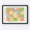 Vintage Map of Pope County, Minnesota 1901