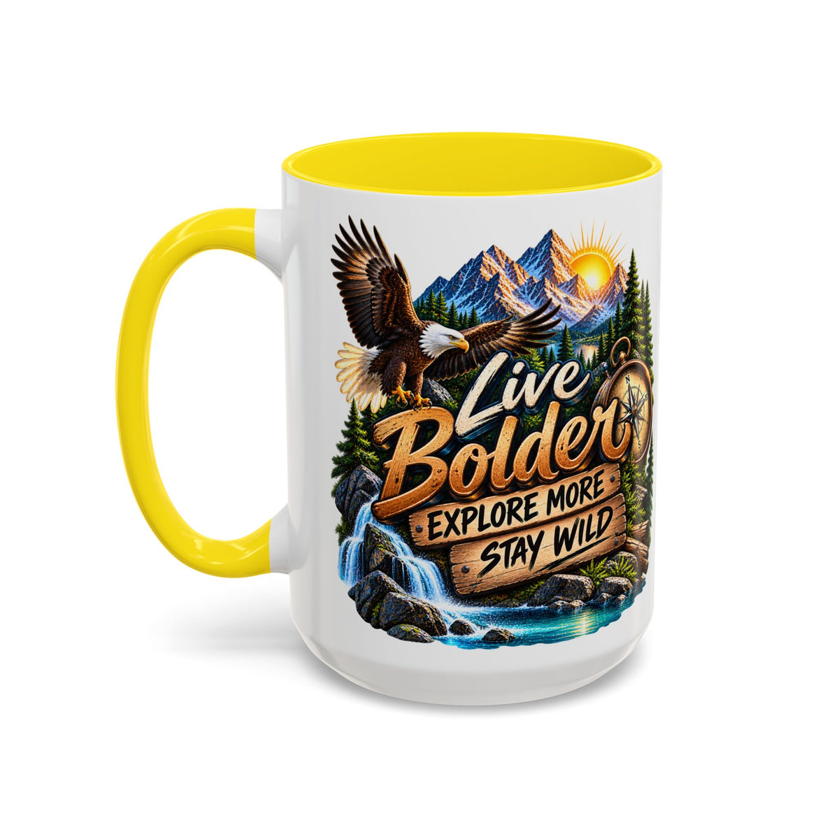 Live Bolder Explore More Stay Wild Coffee Mug