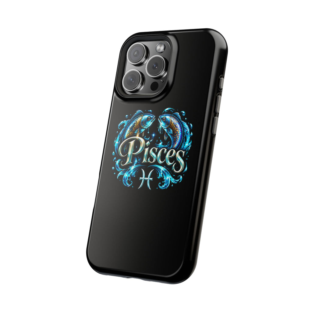 Pisces Magnetic Impact-Resistant Phone Case — Zodiac Fish Astrology Design