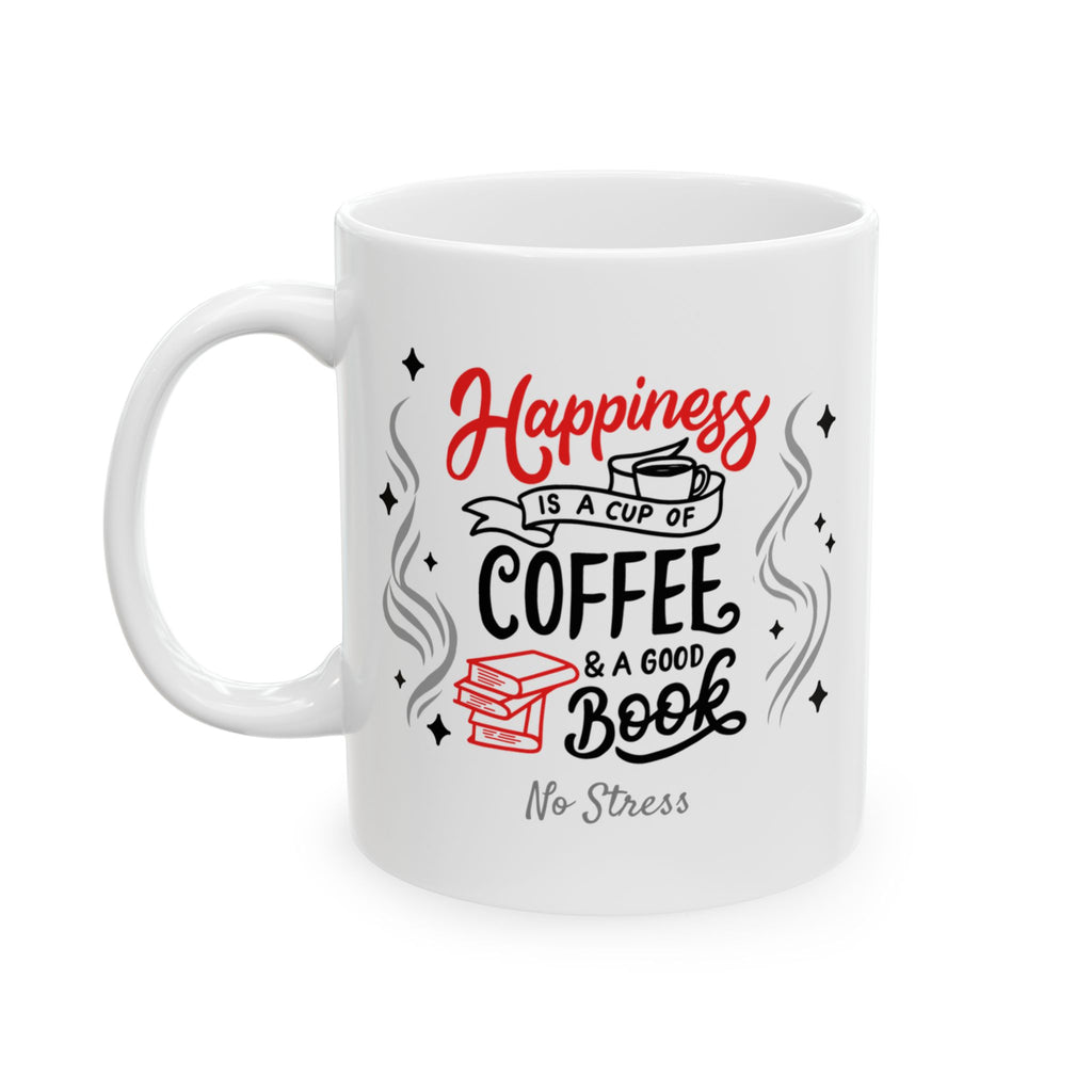 Ceramic Mug — "Happiness Cute Confetti Coffee Mug (11oz/15oz)