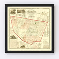 Vintage Map of Sullivan County, Pennsylvania 1872