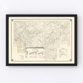 Vintage Map of Forest County, Pennsylvania 1895