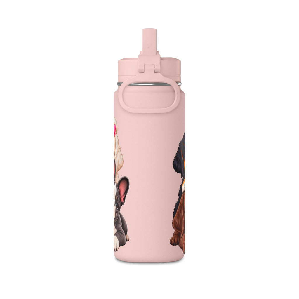 Dog Lover Water Bottle – 20oz Puppy Pack Design