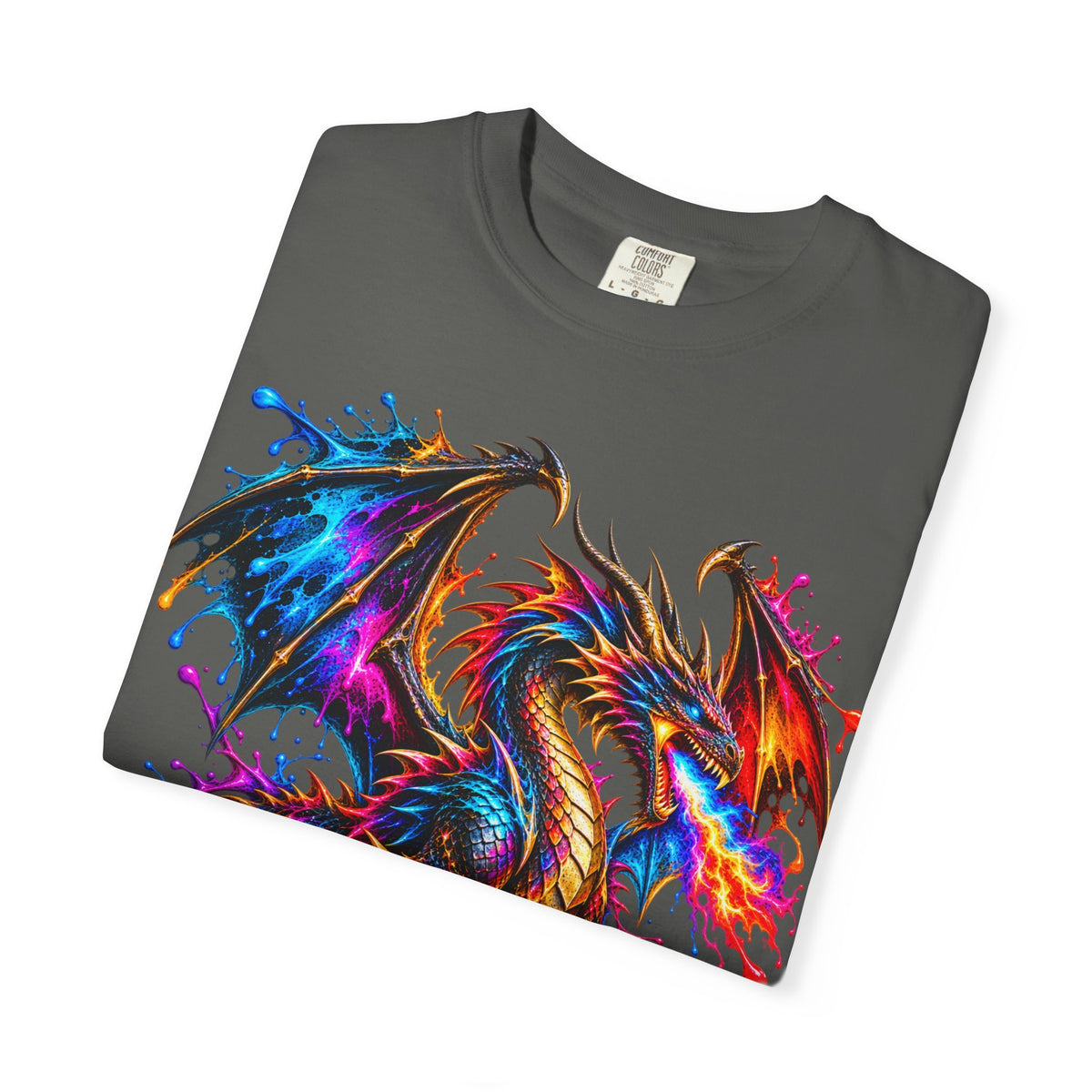Vibrant Watercolor Dragon T-Shirt