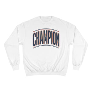 Champion Graphic Sweatshirt — Retro Arch Lettering Pullover