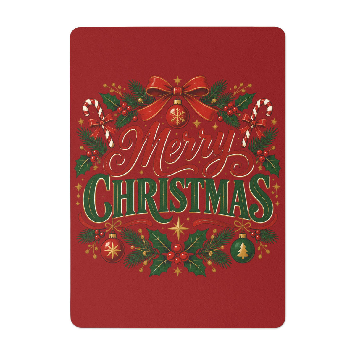 Merry Christmas Holiday Greeting Card