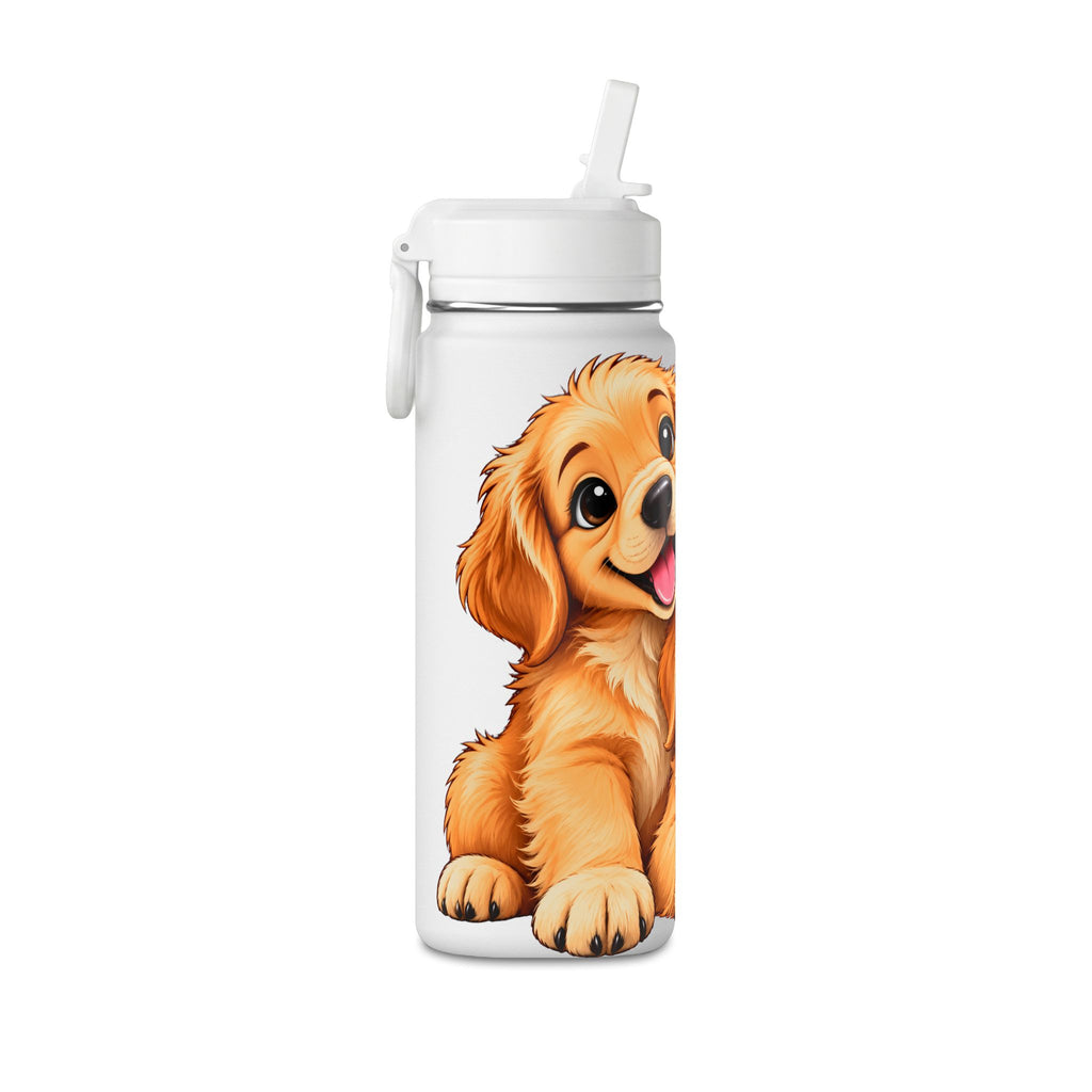Golden Retriever Puppies Mini Water Bottle