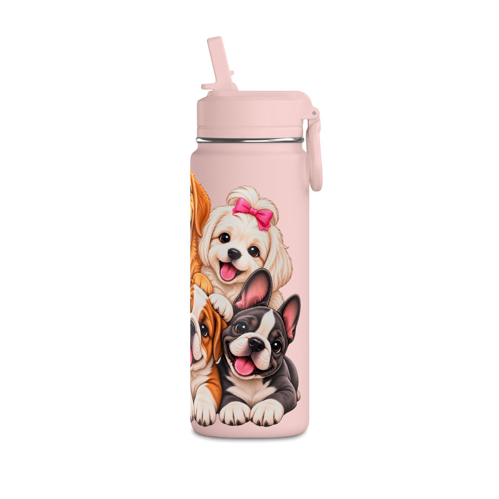 Dog Lover Water Bottle – 20oz Puppy Pack Design
