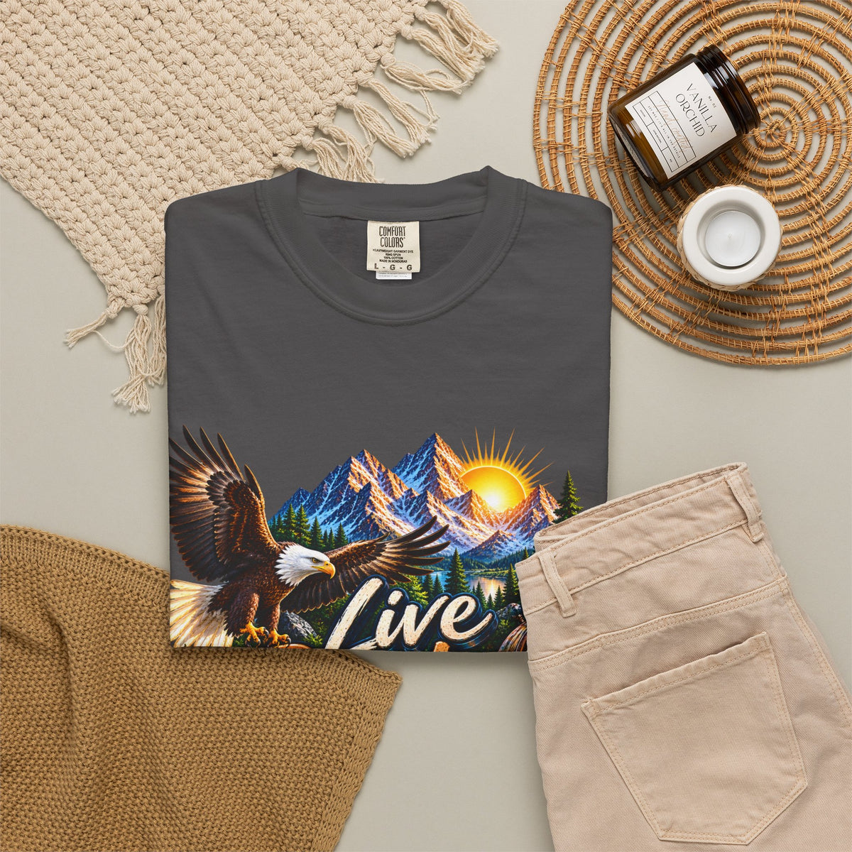 Adventure T-Shirt — "Live Bolder: Explore More, Stay Wild" Graphic Tee