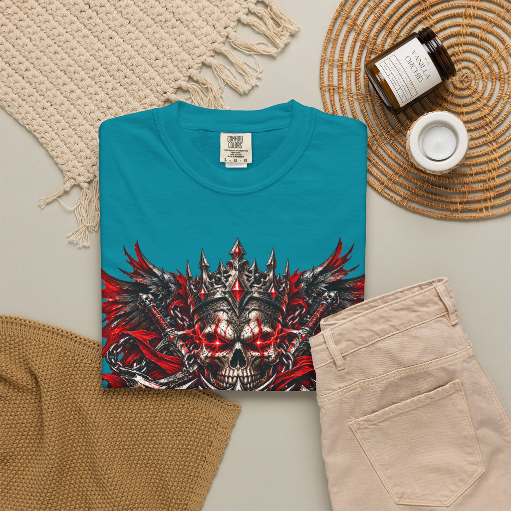 Rebellion Skull Graphic T-Shirt