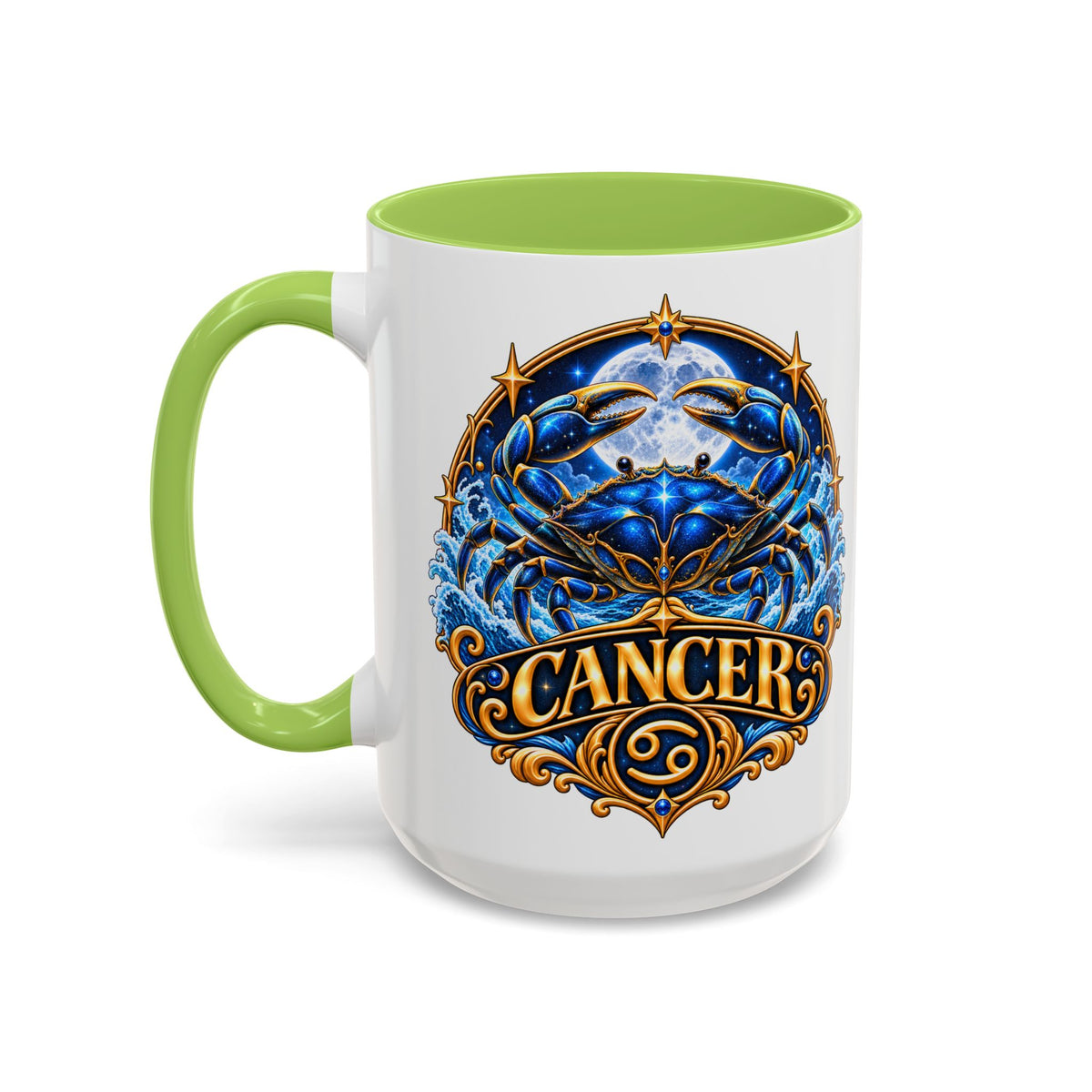 Cancer Zodiac Coffee Mug — Astrology Crab Horoscope Gift (11/15 oz)