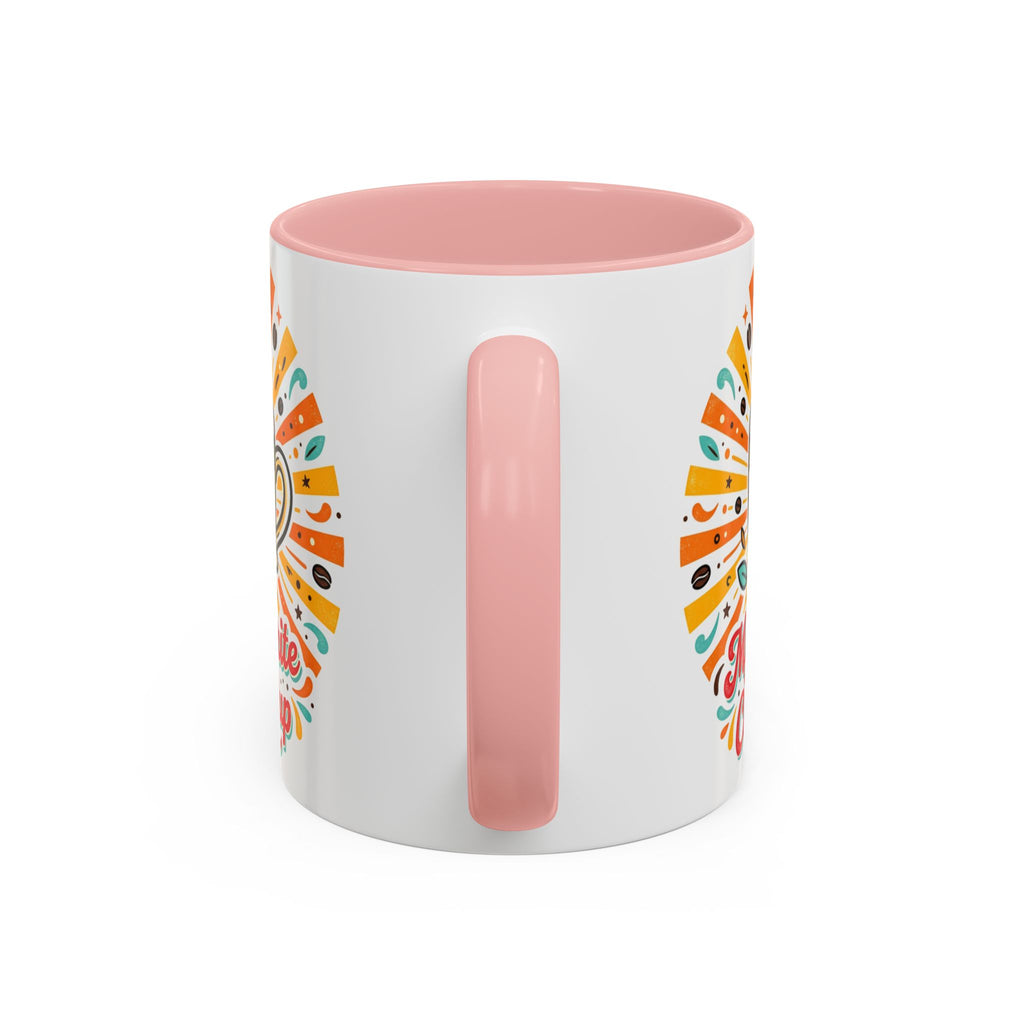 My Favorite Coffee Cup Accent Mug — Colorful Ceramic Coffee Mug (11/15oz)