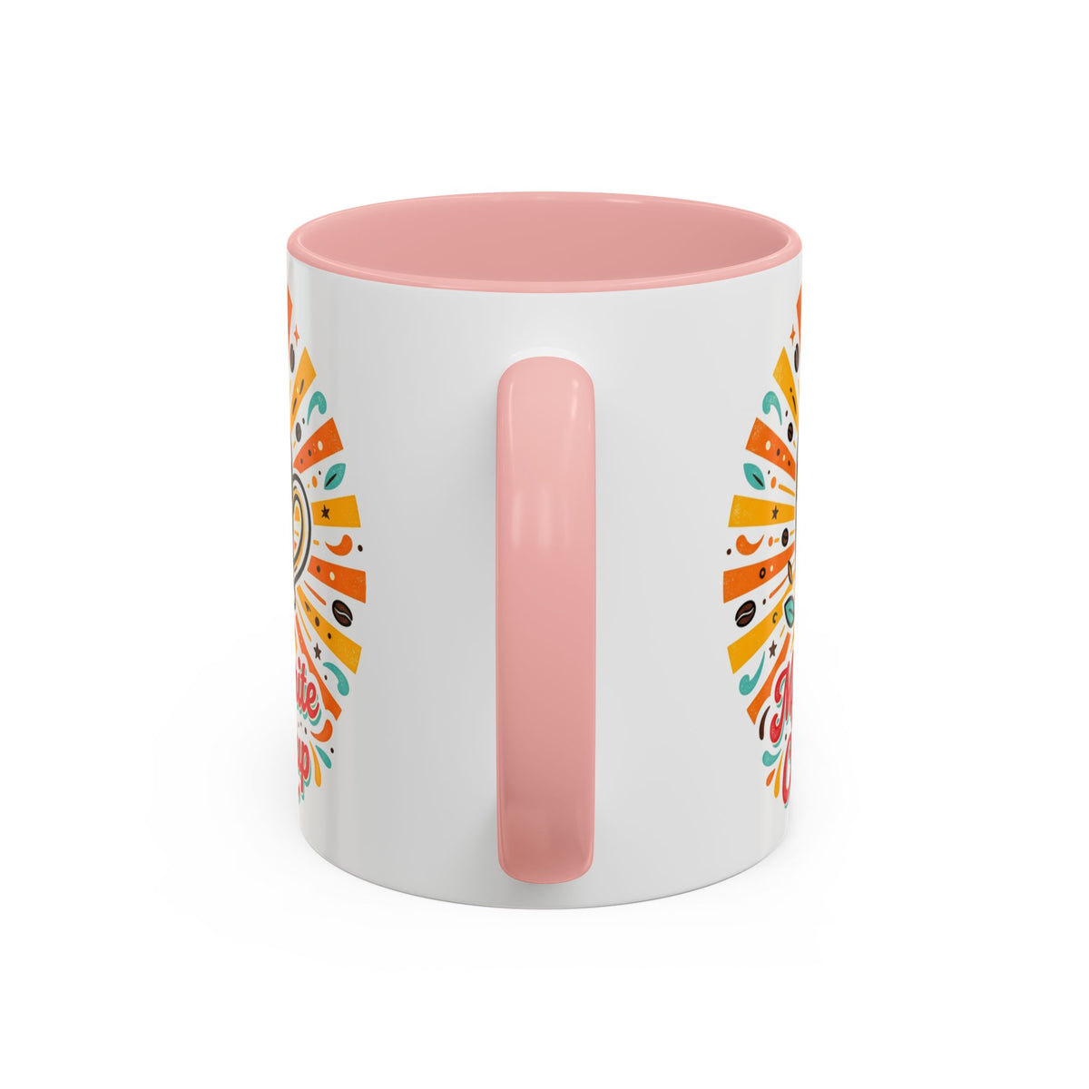 My Favorite Coffee Cup Accent Mug — Colorful Ceramic Coffee Mug (11/15oz)