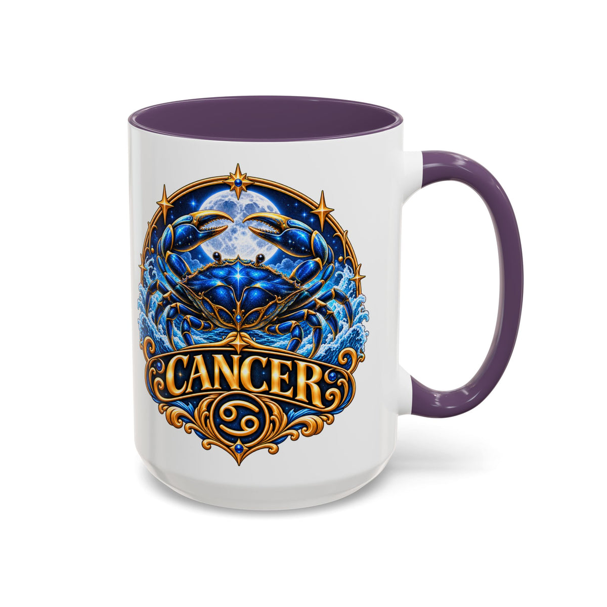 Cancer Zodiac Coffee Mug — Astrology Crab Horoscope Gift (11/15 oz)