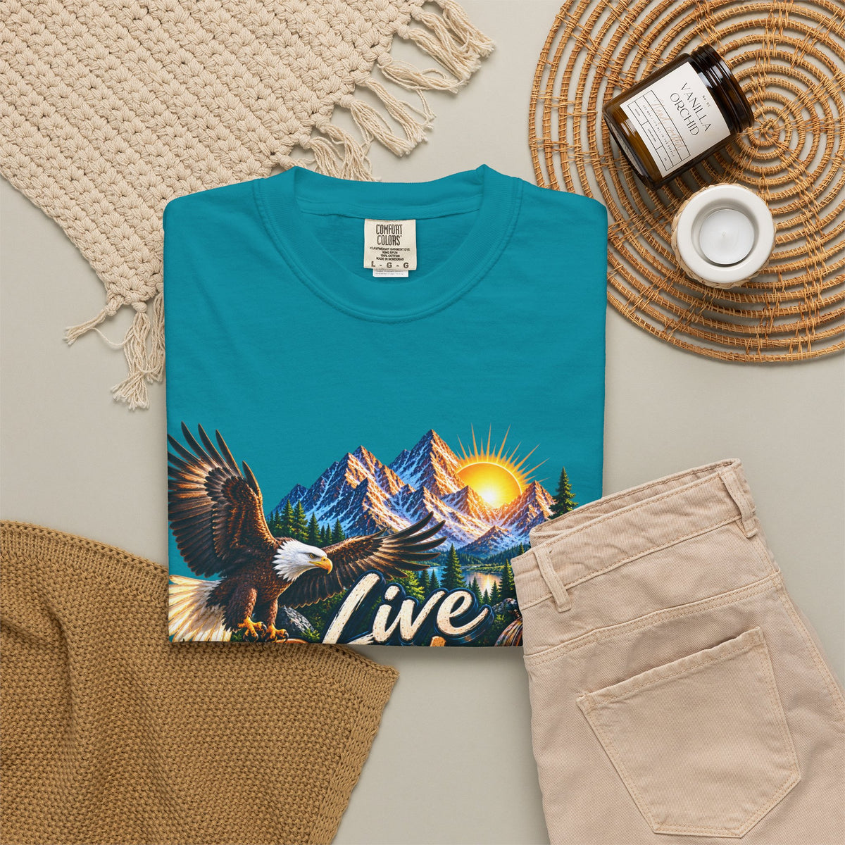 Adventure T-Shirt — "Live Bolder: Explore More, Stay Wild" Graphic Tee