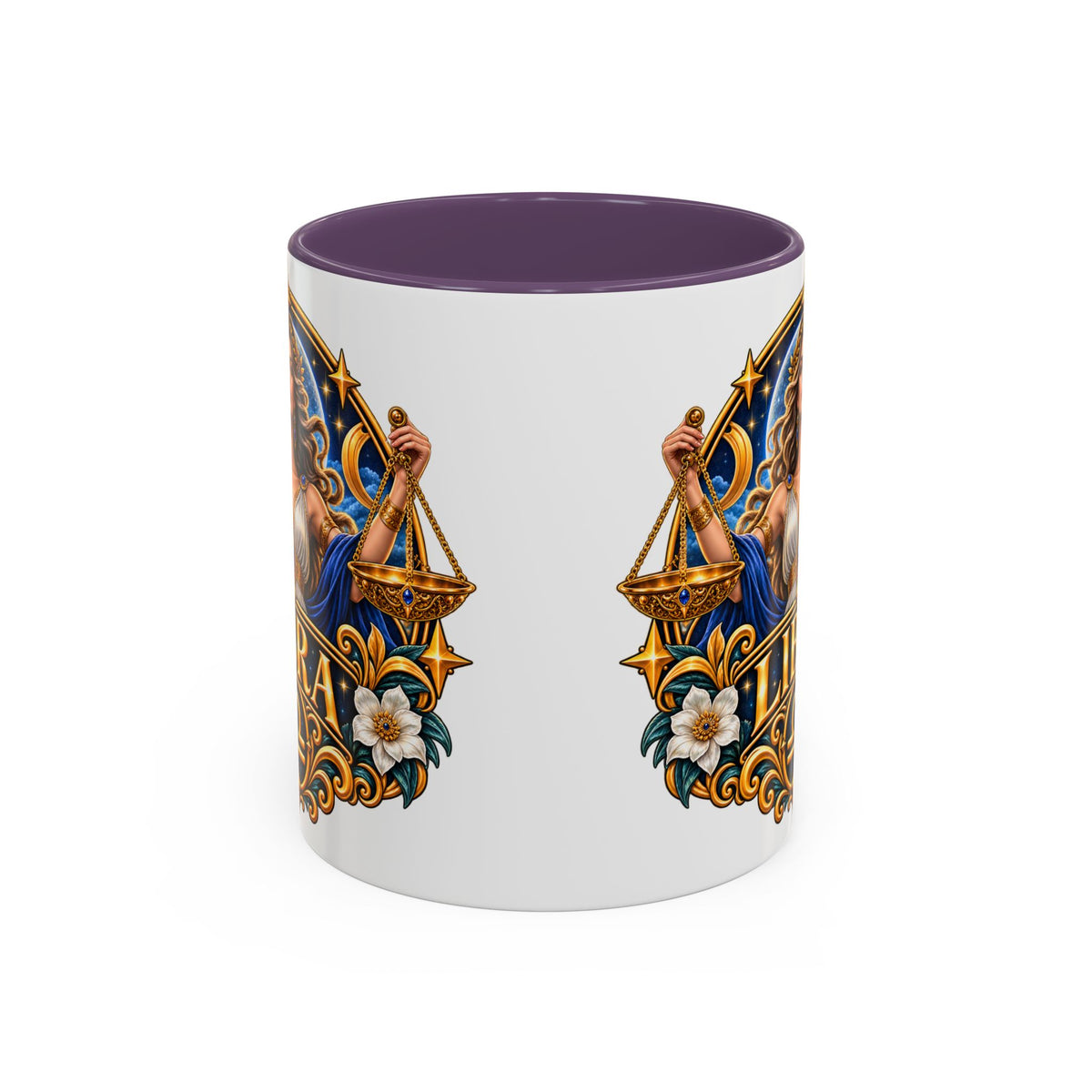 Libra Zodiac Coffee Mug – Elegant Horoscope Astrology Gift (11/15oz)