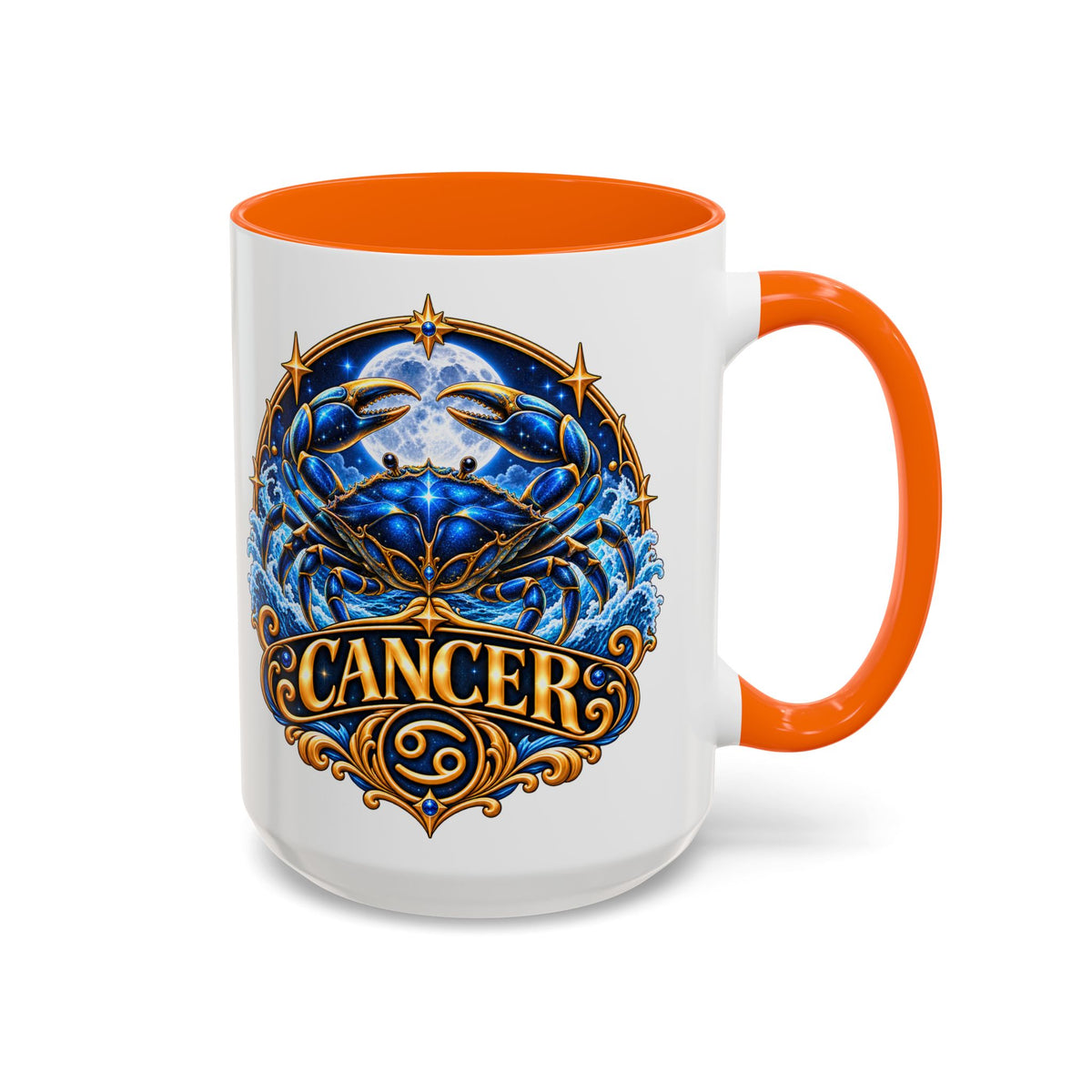 Cancer Zodiac Coffee Mug — Astrology Crab Horoscope Gift (11/15 oz)
