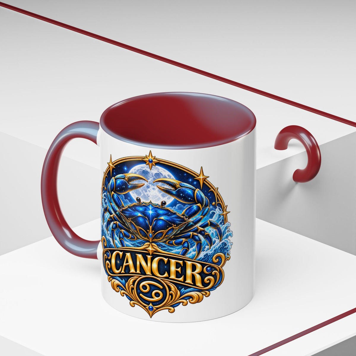 Cancer Zodiac Coffee Mug — Astrology Crab Horoscope Gift (11/15 oz)