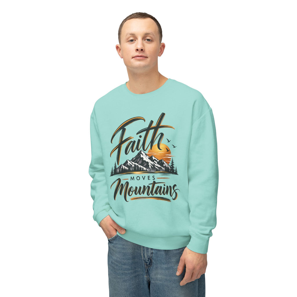 Faith Moves Mountains Crewneck Sweatshirt
