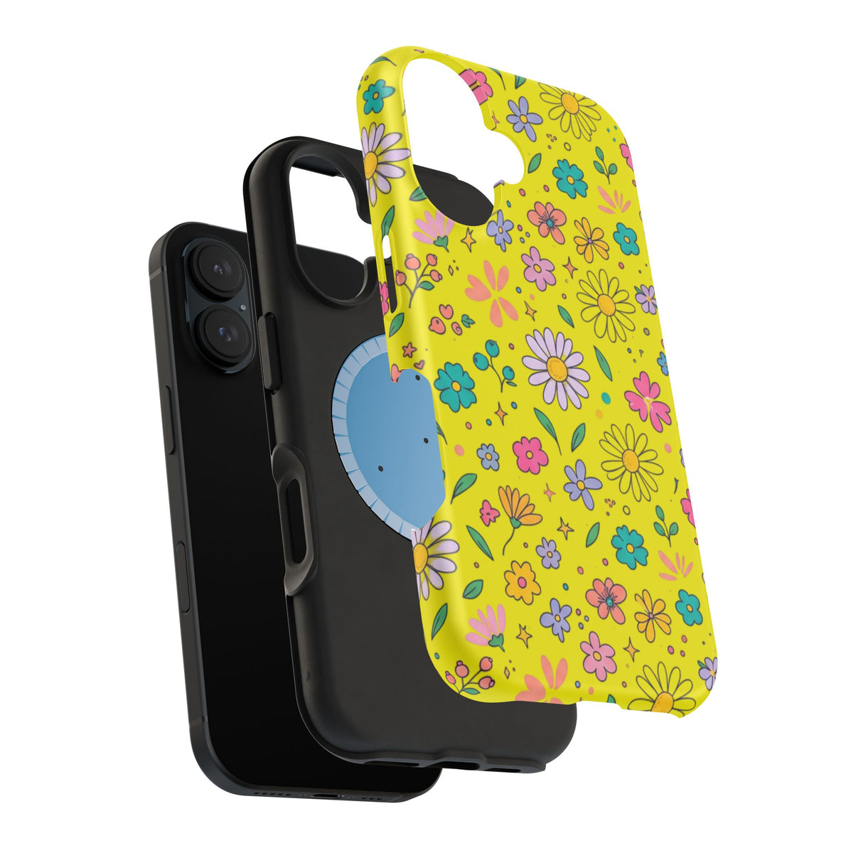 Floral Ditsy Phone Case — Magnetic Impact-Resistant Protective Cover