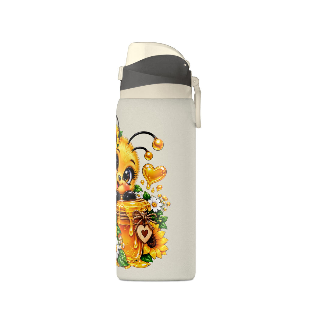 Bee and Sunflower Insulated Water Bottle