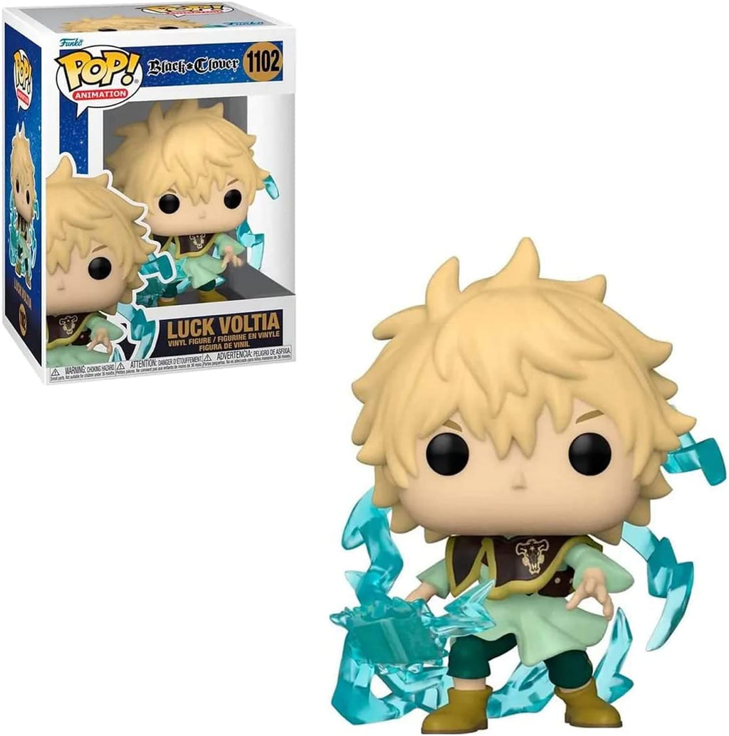 Funko Pop Black Clover Luck Voltia 1102 - AAA Anime Exclusive Figure