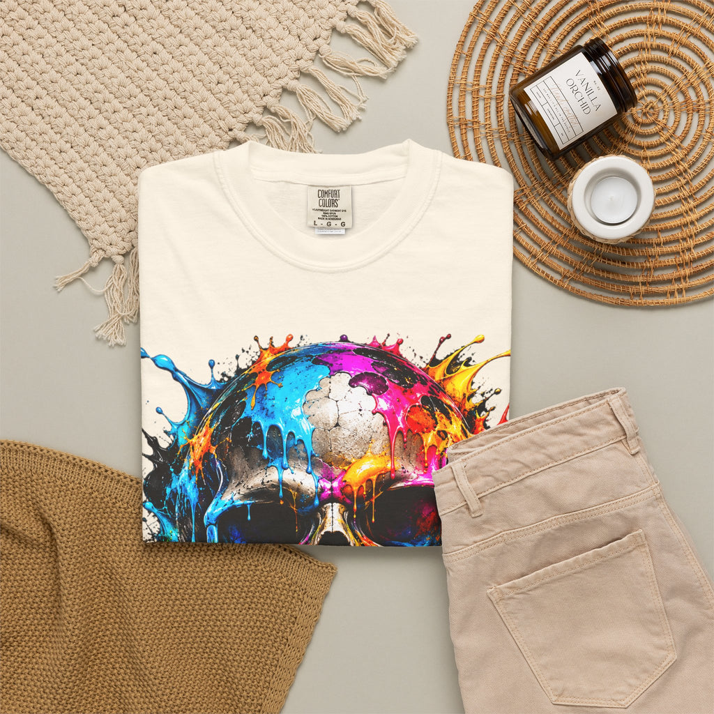 Color Splash Skull T-Shirt