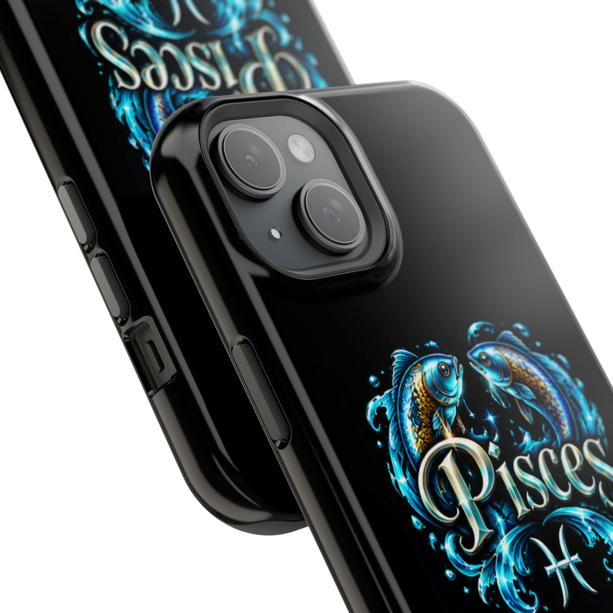 Pisces Magnetic Impact-Resistant Phone Case — Zodiac Fish Astrology Design