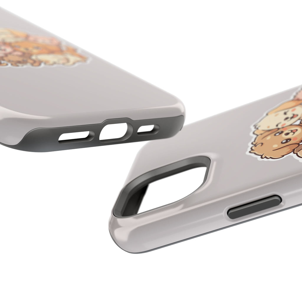 Cute Puppy Pile Magnetic Impact-Resistant Phone Case