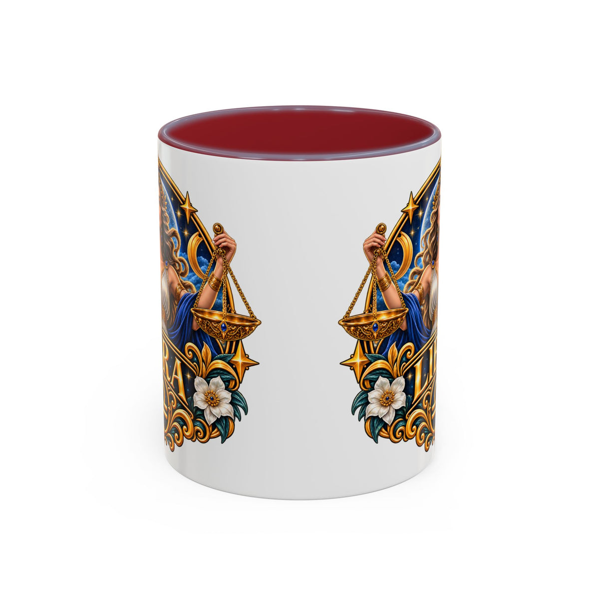 Libra Zodiac Coffee Mug – Elegant Horoscope Astrology Gift (11/15oz)