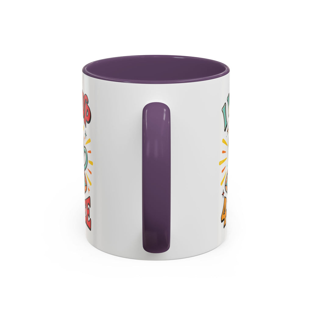 Coffee Mug — "I Wake Up 4 Coffee" Accent Ceramic Mug (11/15oz)
