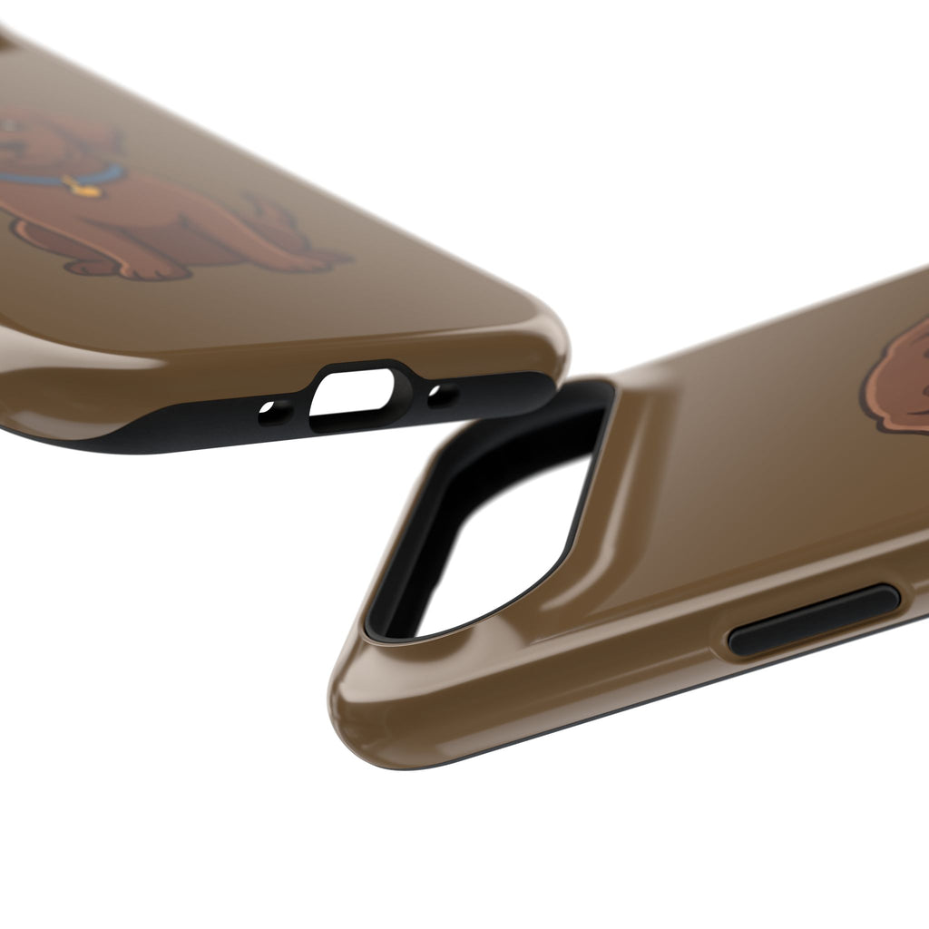 Chocolate Labrador Phone Case — Cute Dog Impact‑Resistant iPhone Cover