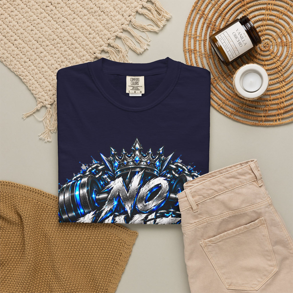 No Limits Graphic T-Shirt — Bold Streetwear Motivational Tee